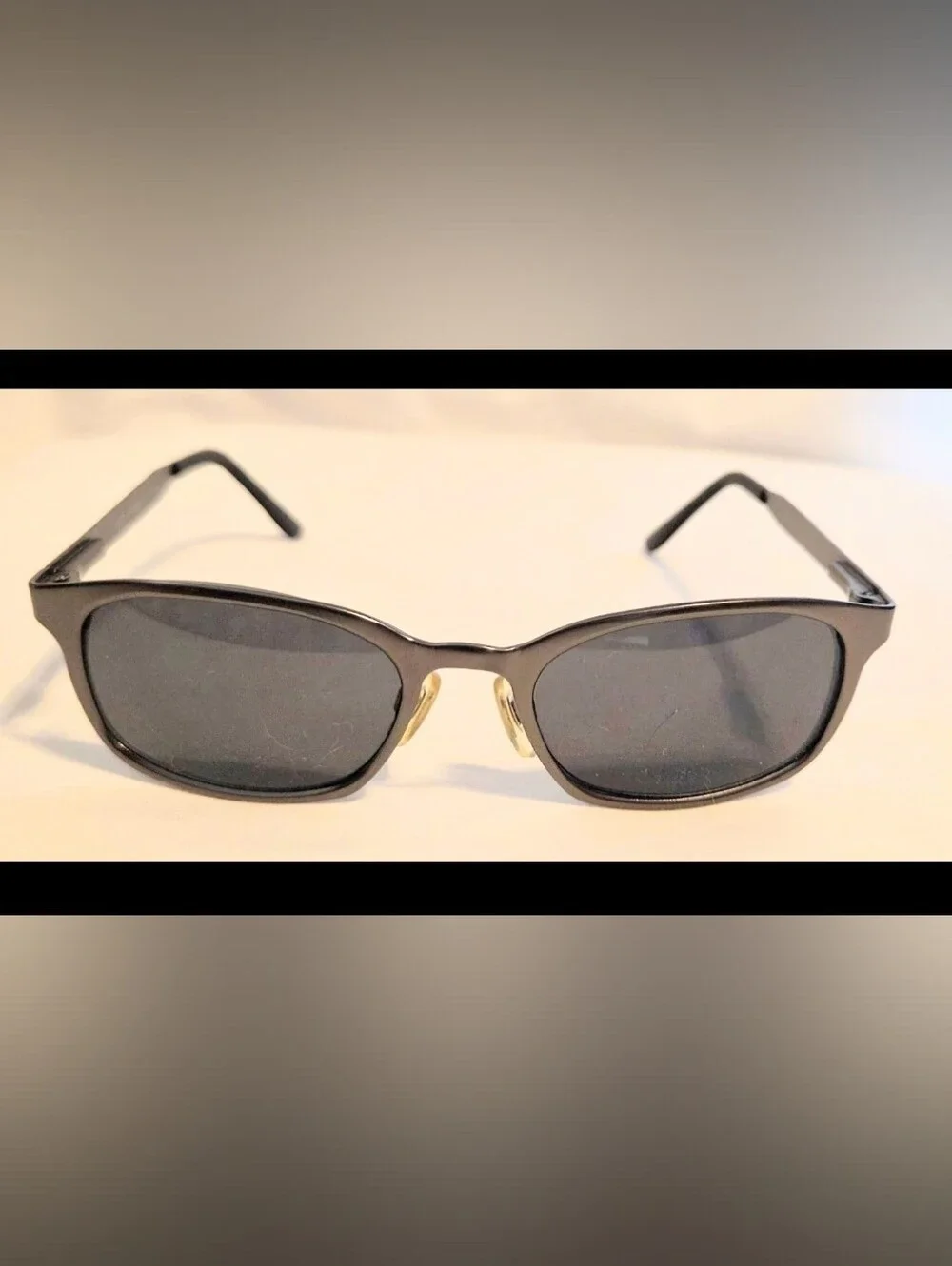 KENNETH COLE New York  Rectangular Sunglasses KC7147 Dark GunMetal Gray Frames